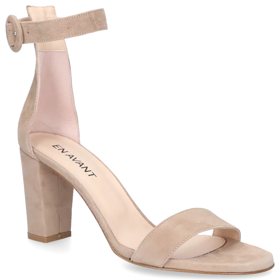 EN AVANT - Sandalen GR1 Veloursleder - beige