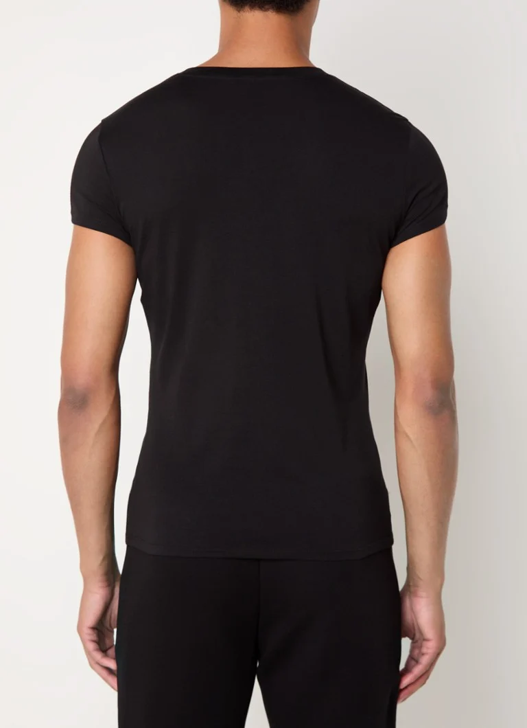 Armani Exchange T-krekls ar logotipu un elastīgu audumu