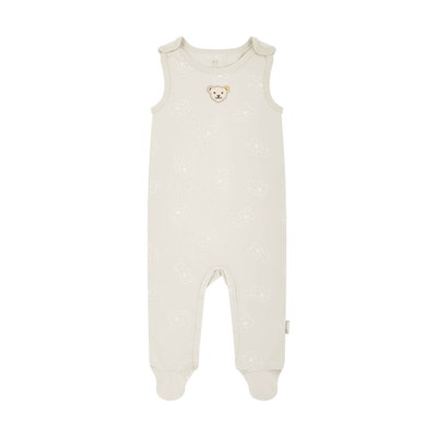 Set Strampler + T-Shirt langarm GOTS, beige