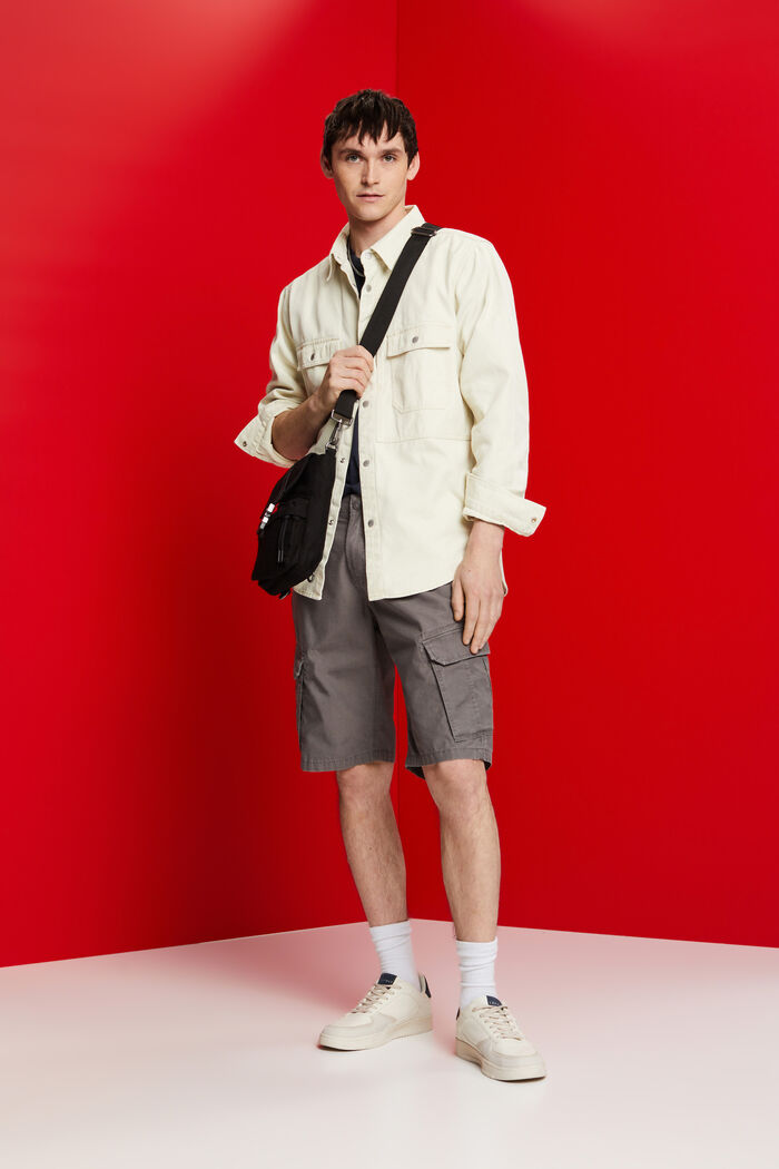 Twill-Overshirt, 100 % Baumwolle