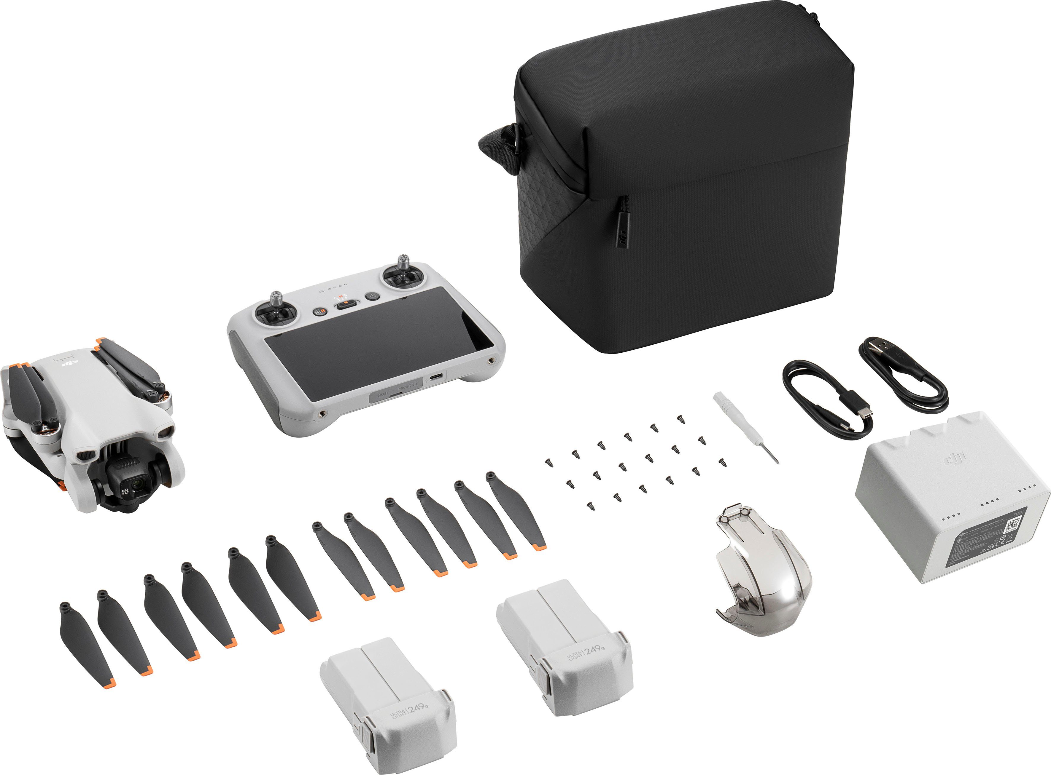 DJI Mini 3 Fly More Combo & DJI RC Drohne (4K Ultra HD)