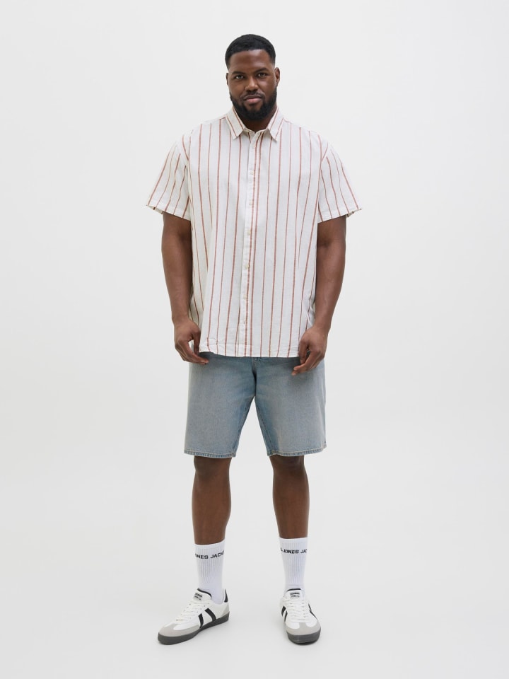 JACK & JONES PLUS Hemd in Antique White günstig kaufen