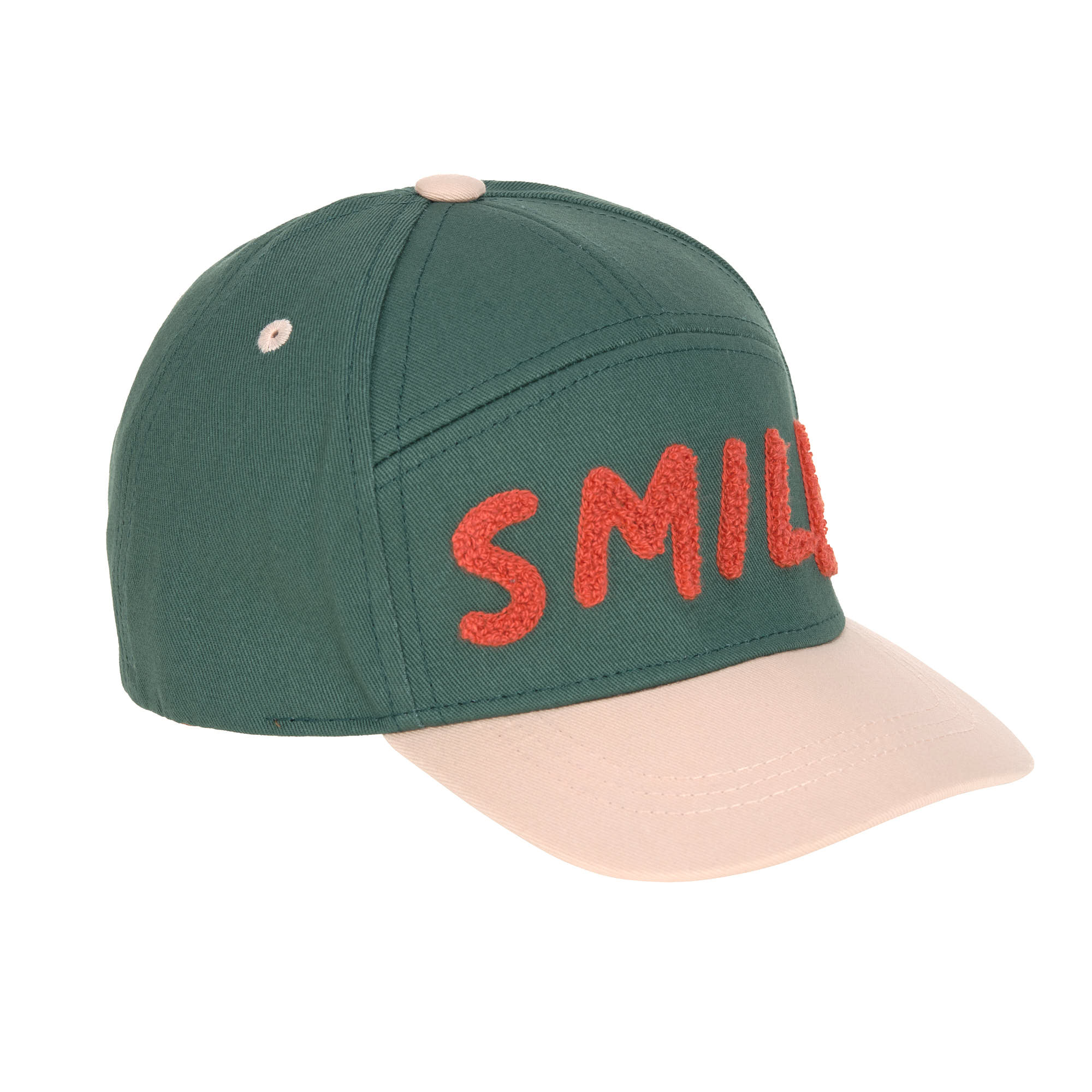 Basecap Kinder - Little Gang, Smile Grün