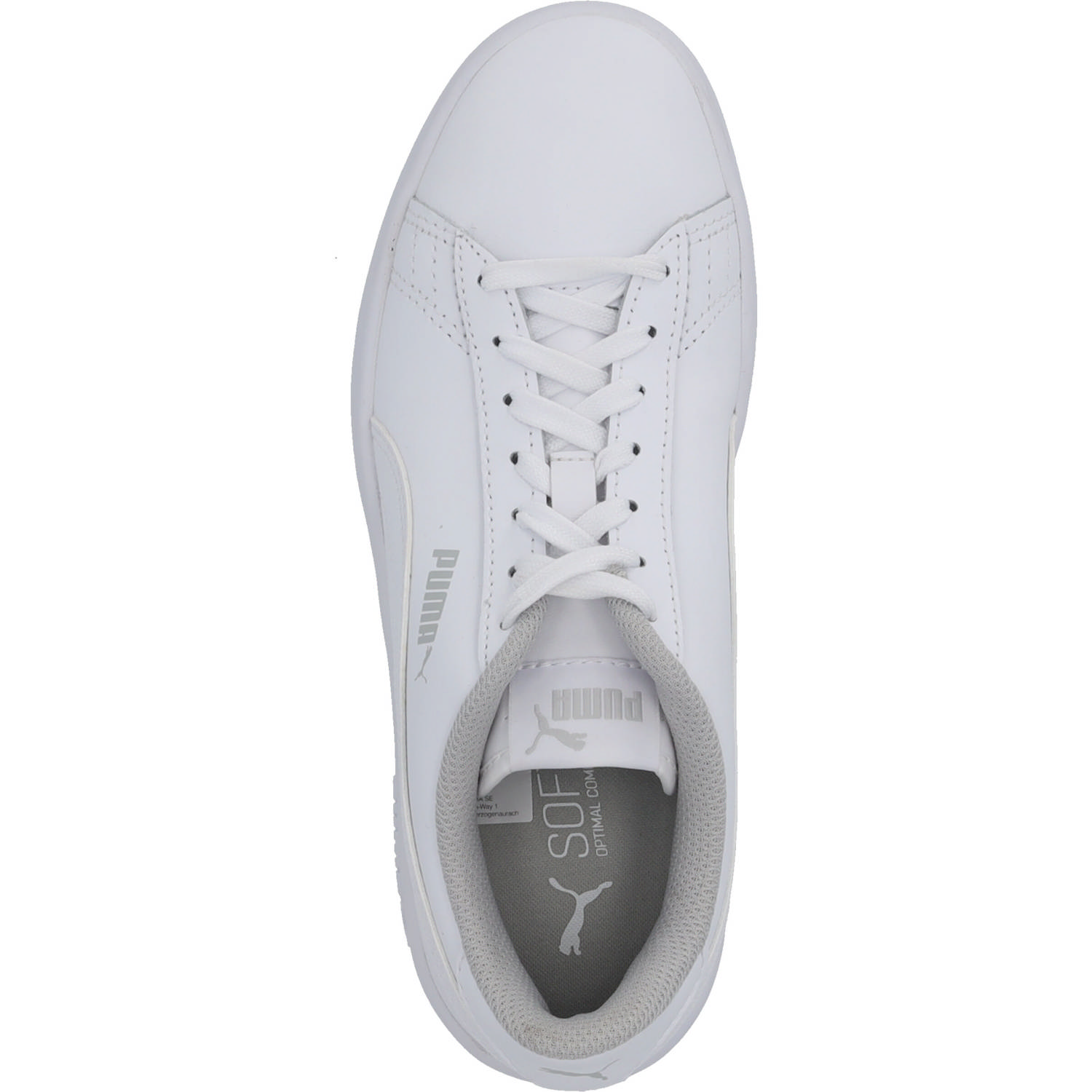 Puma Smash v2 L Jr 365170, Sneakers Low, Kinder, White