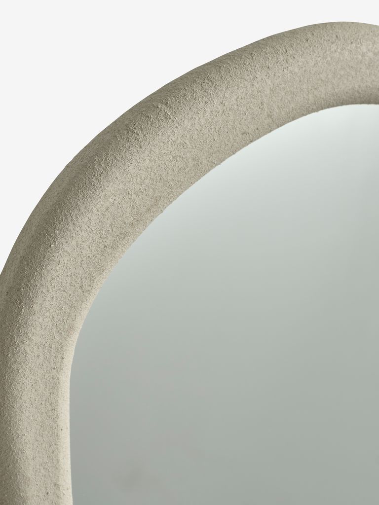 ONSILD ONSILD mirror 44x60 organic shape light sand