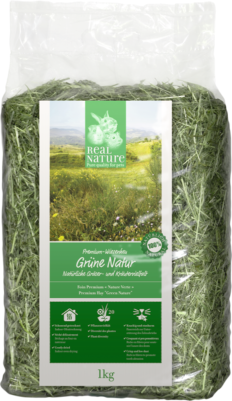 REAL NATURE Futter & Heu REAL NATURE Grüne Natur 4x1 kg