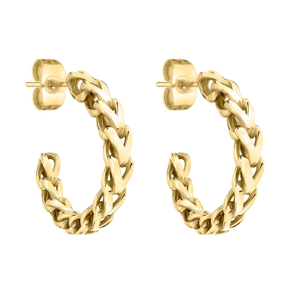 Liebeskind Créoles Acier inoxydable Boucles d'oreilles