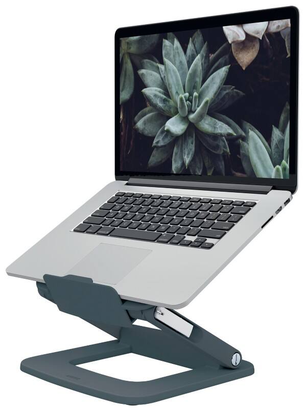 Leitz Ergo Ergonomischer Höhenverstellbarer Multi-Winkel Laptopständer 6424 Tragbar Bis zu 15