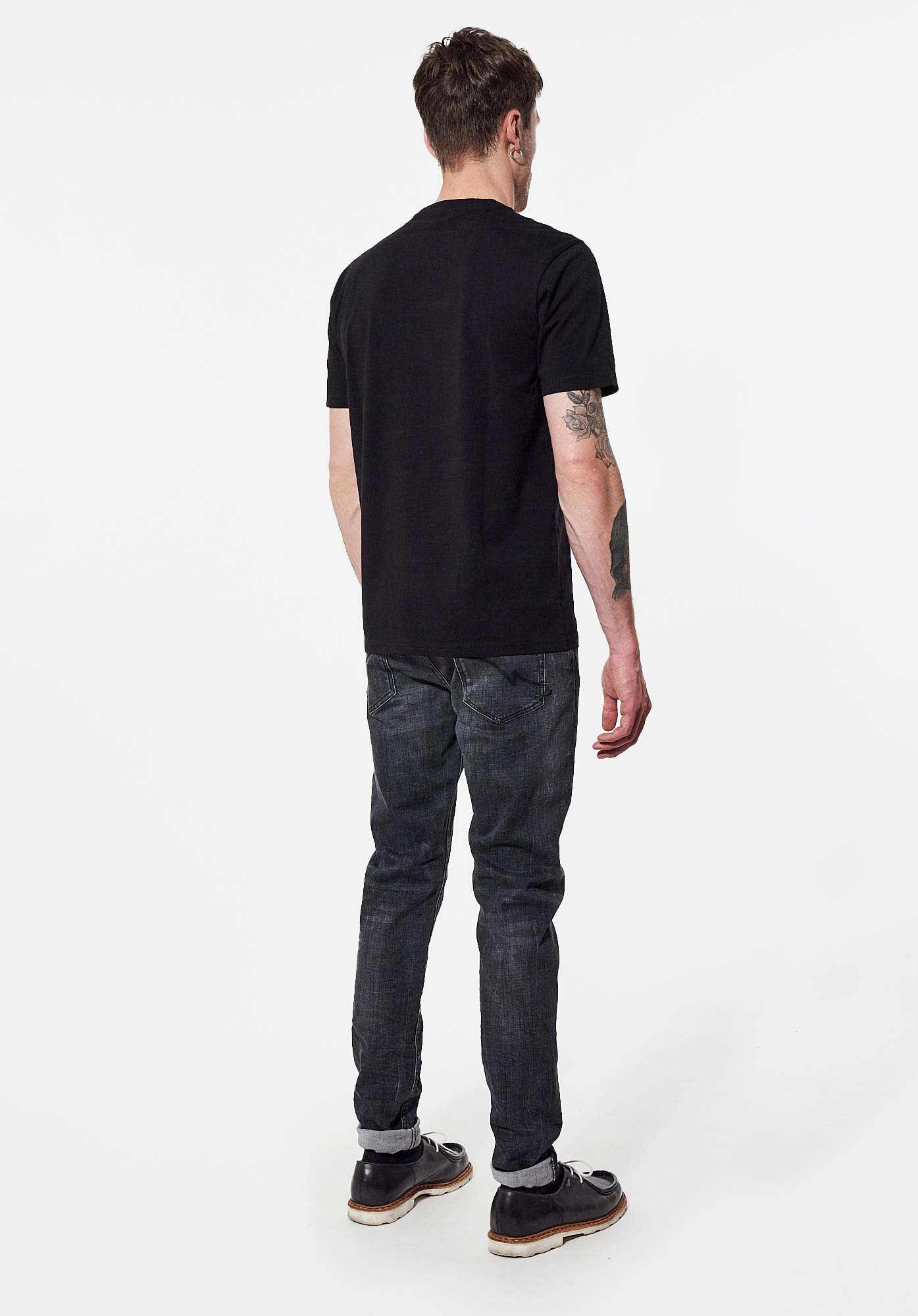 BRYZO  T-shirt noir Homme en 100% coton bio