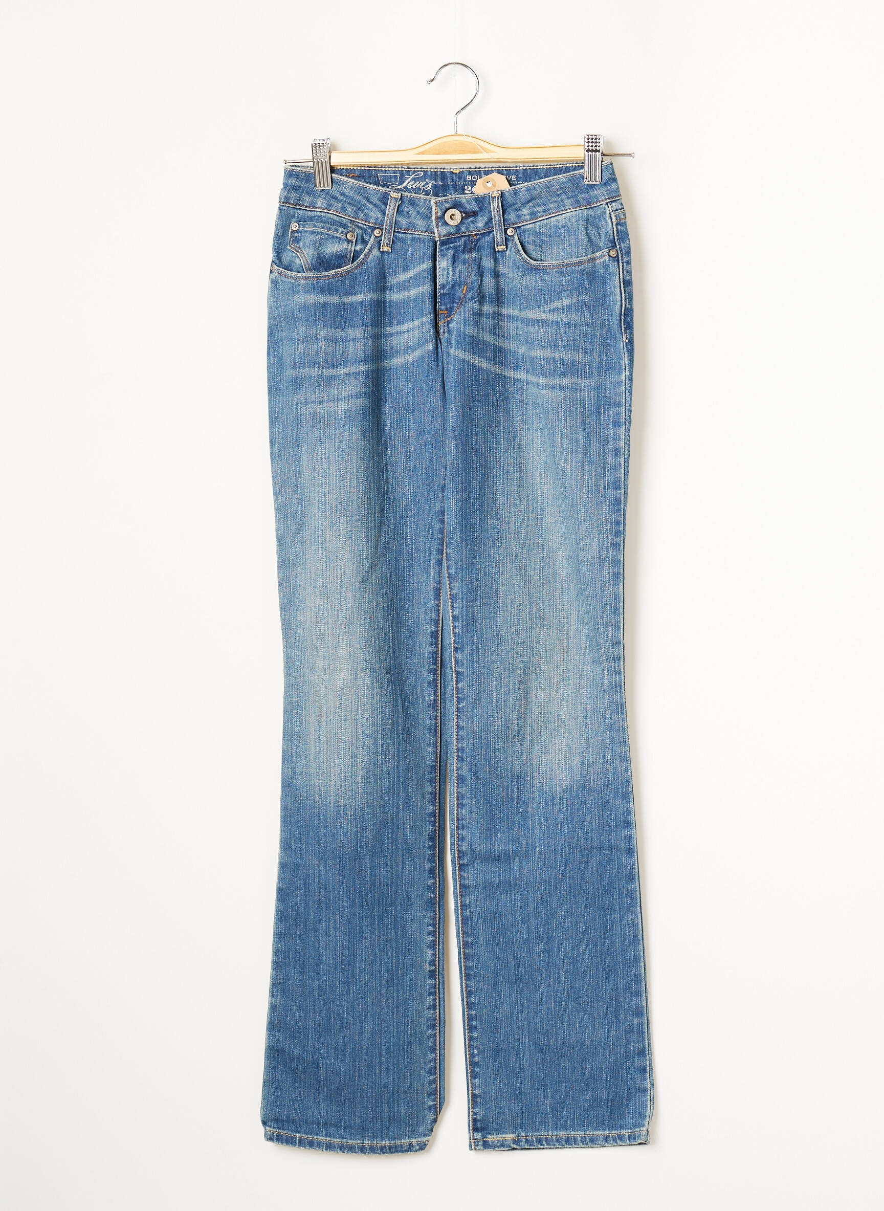 Levis Jeans Coupe Droite Femme couleur bleu