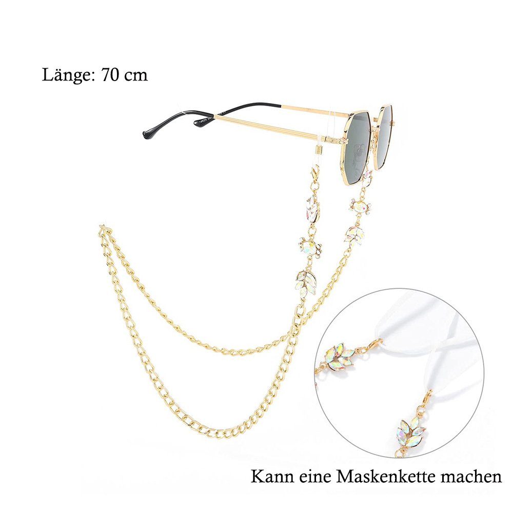 Tian Dee Brillenkette Mode Sonnenbrillen Kette Kristall Brillenkette Frauen Brillenkette