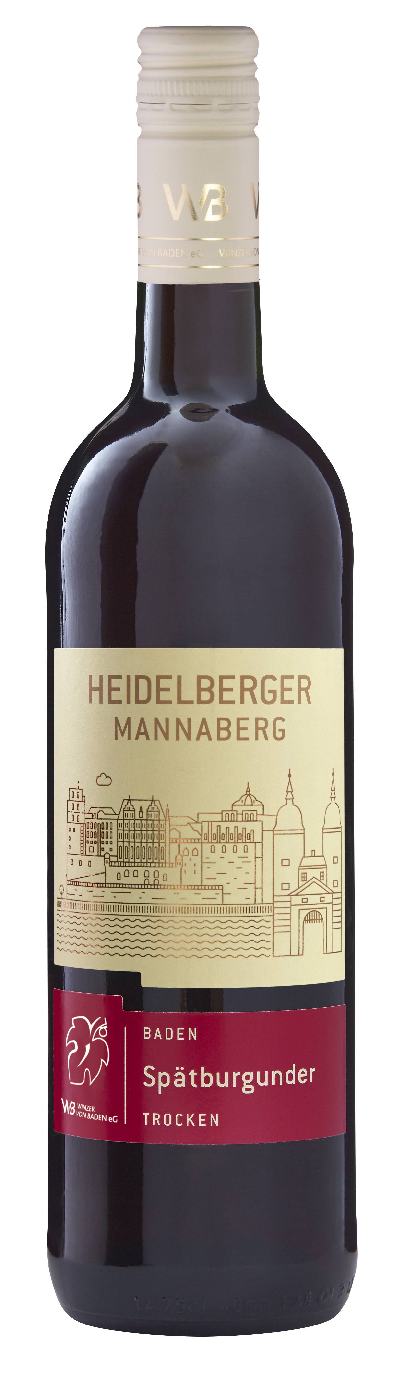 Winzer von Baden Heidelberger Mannaberg Spätburgunder trocken 2022