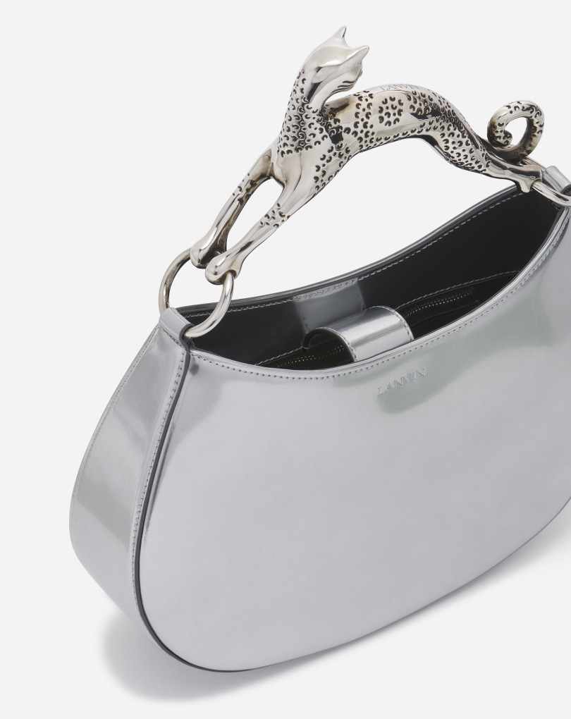 SAC HOBO CAT PM EN CUIR MÉTALLISÉ