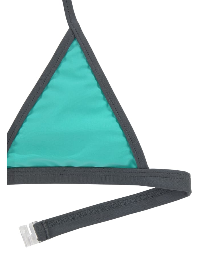 Buffalo Triangel-Bikini in grau-türkis günstig kaufen