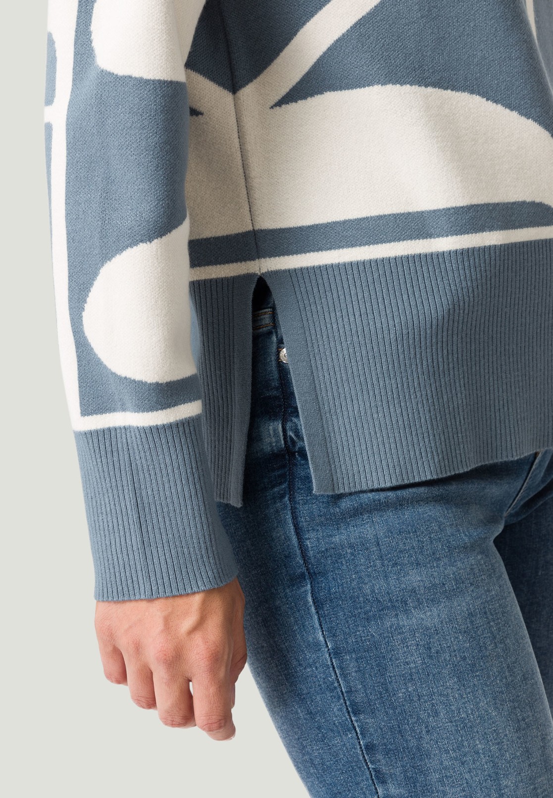 Strickpullover mit Allover-Muster