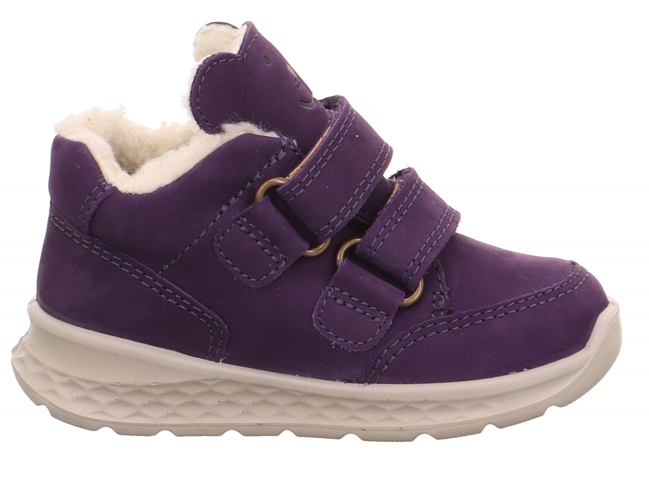 BREEZE - Lila Sneaker low mit Klettverschluss