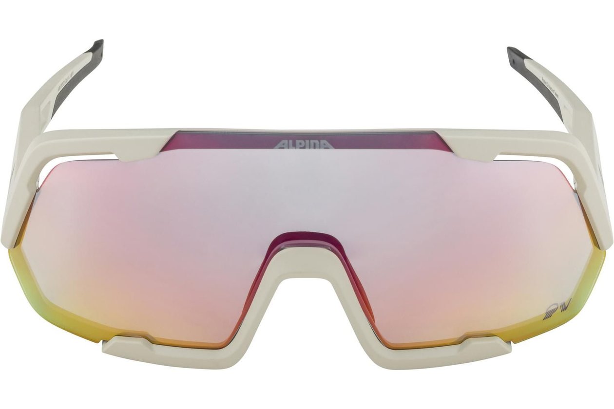 Alpina Rocket QV cool-grey matt / rainbow mirror lens