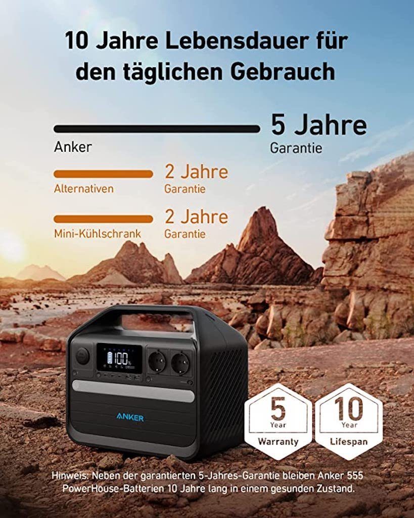 Anker Stromerzeuger 555 Powerstation 1024Wh, (1-tlg)