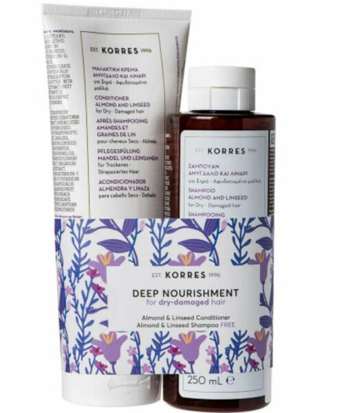 KORRES Deep Nourishment Almond & Linseed Haarpflegeset