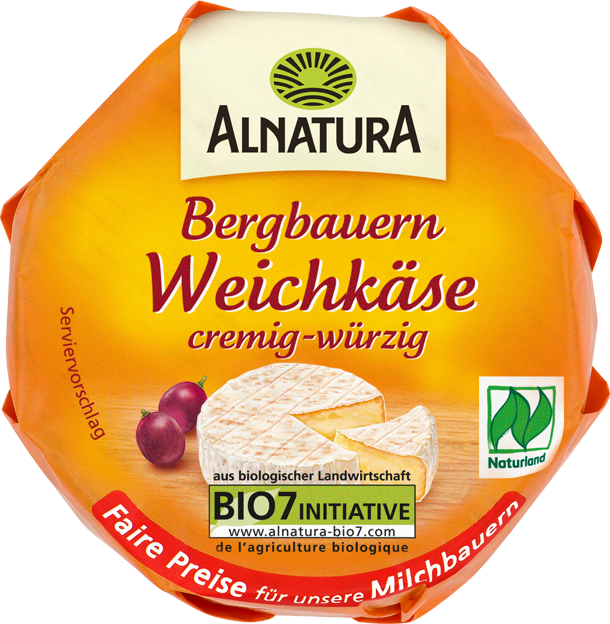 Alnatura Bio Bergbauern Weichkäse