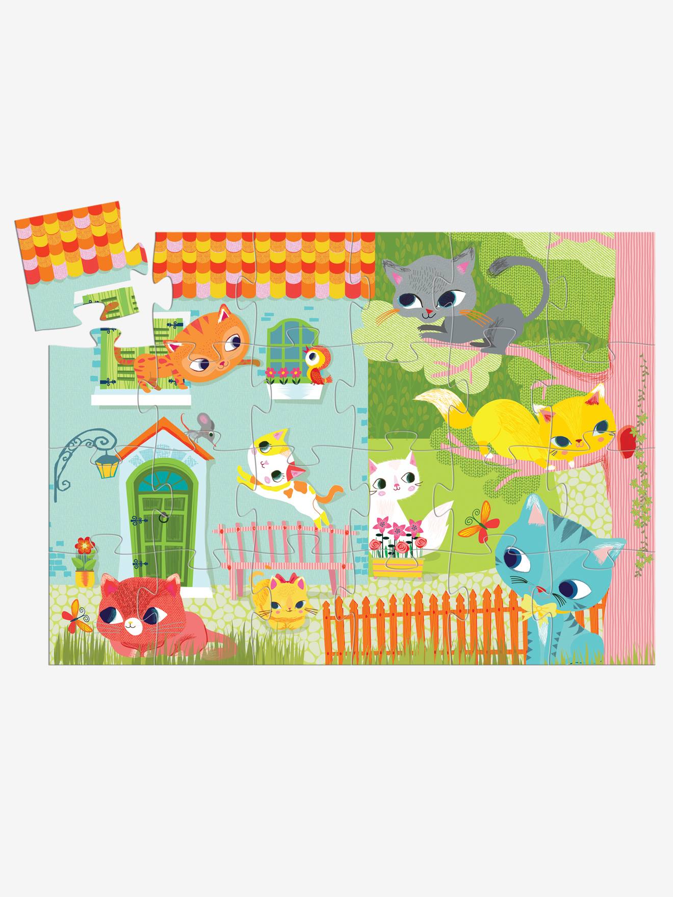 Puzzle Pachat et ses amis 24 pièces DJECO multicolore