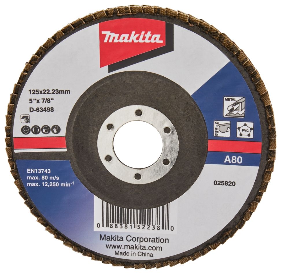 Makita Tilbehør D-63498 Lamskive 125mm A80