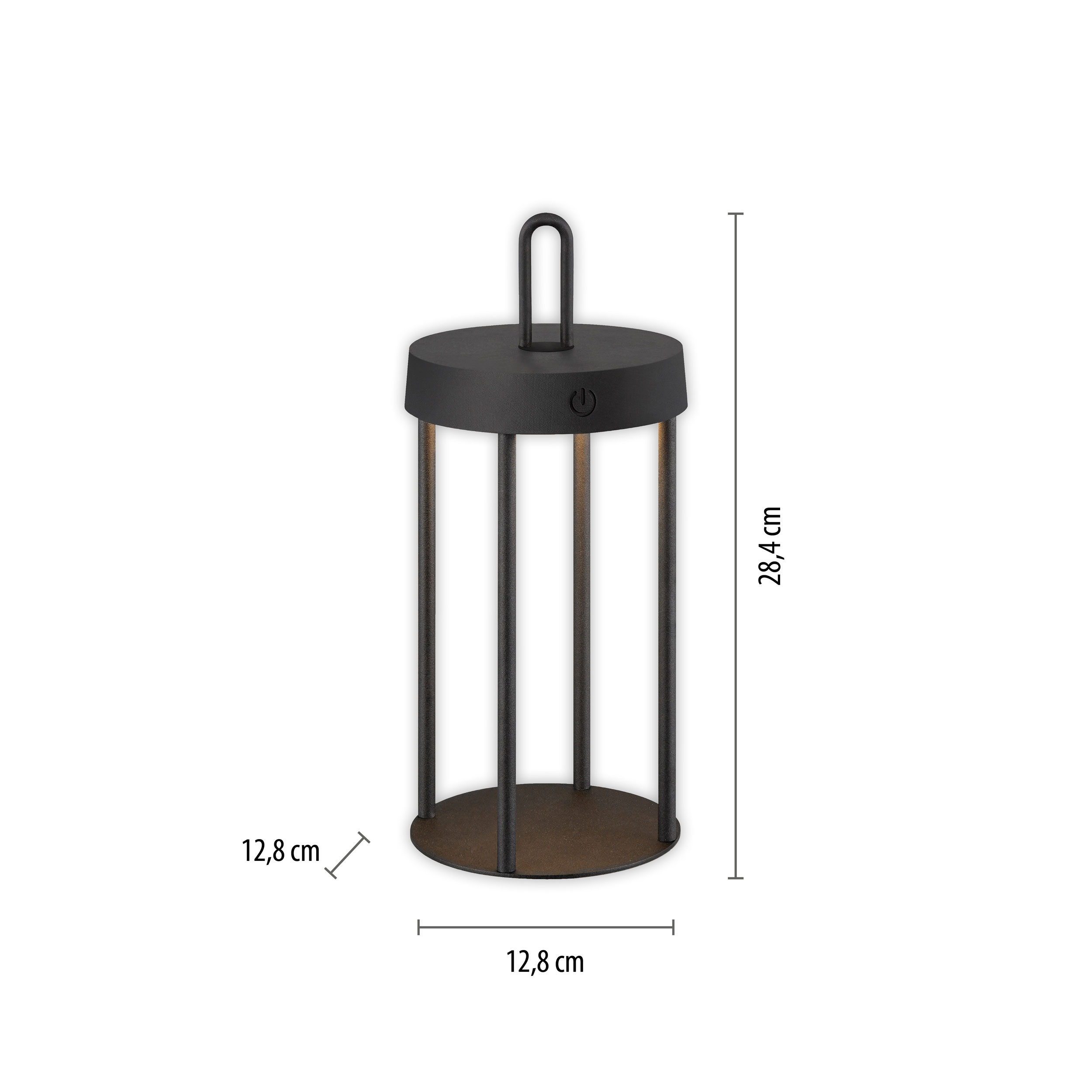 JUST LIGHT.LED-Akku-Tischleuchte 1flg