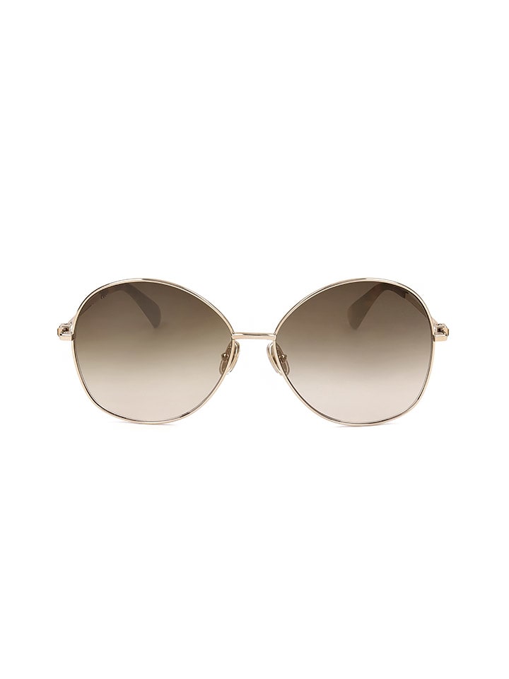 MaxMara Damen-Sonnenbrille in Gold/ Khaki günstig kaufen 60