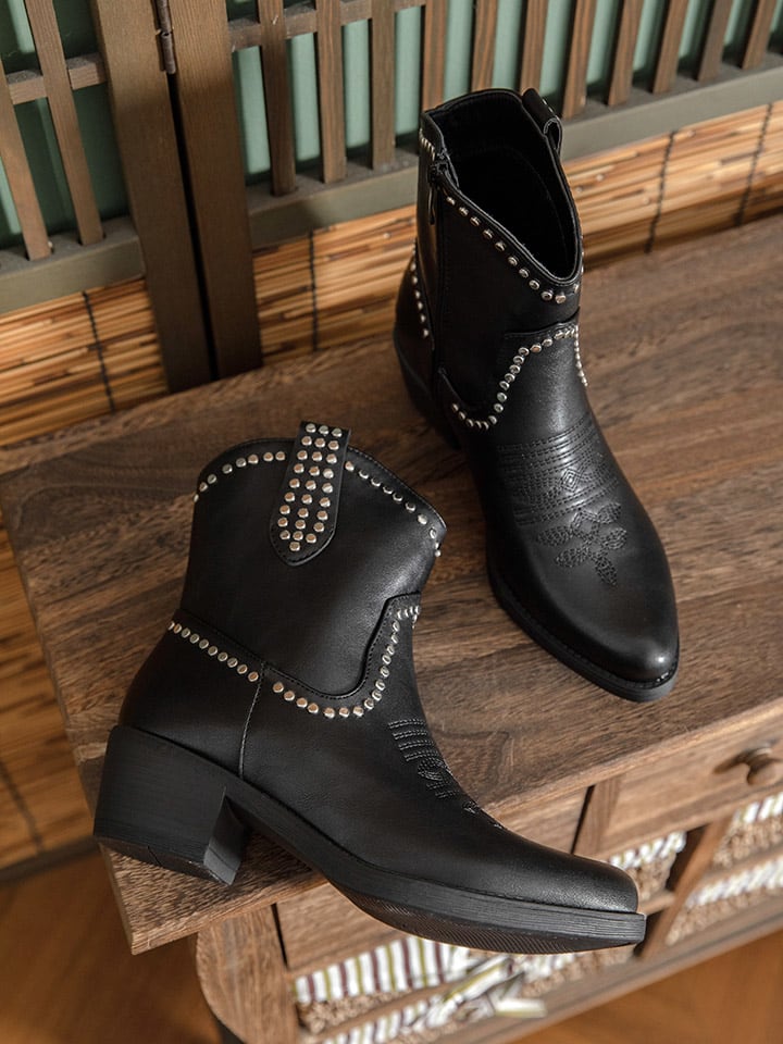 Sixth Sens Stiefeletten in Schwarz günstig kaufen