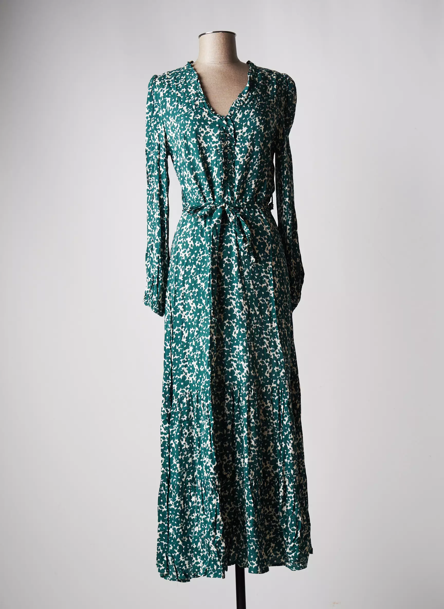 Copperose Robes Longues Femme couleur vert