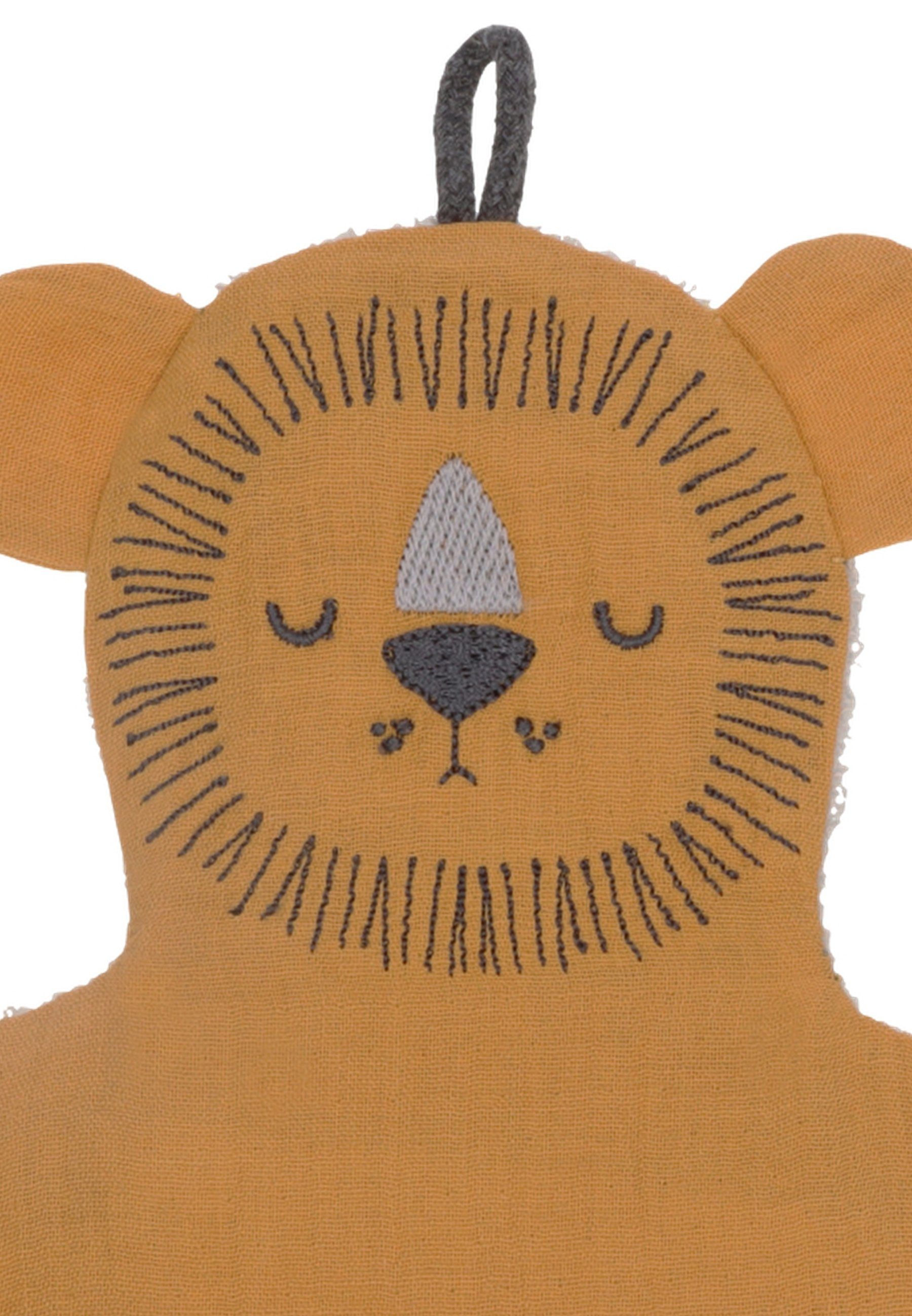 Sterntaler® Waschhandschuh Waschhandschuh Lio (Löwe Lio, 1-tlg)