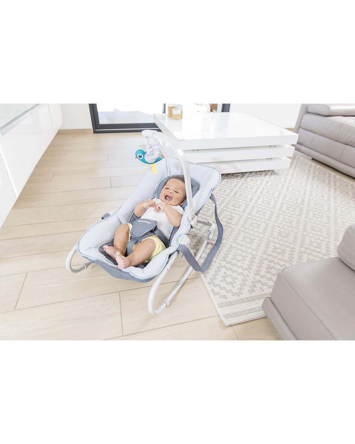 Wippe BOUNCER, graphic blue