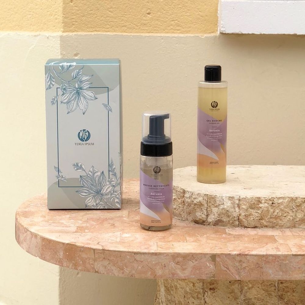 terra ipsum Coffret Fraîcheur - Gel Douche & MousseNettoyante Gel douche + Nettoyant visage