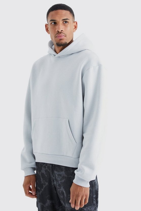 Tall kastiger Oversize Man Hoodie