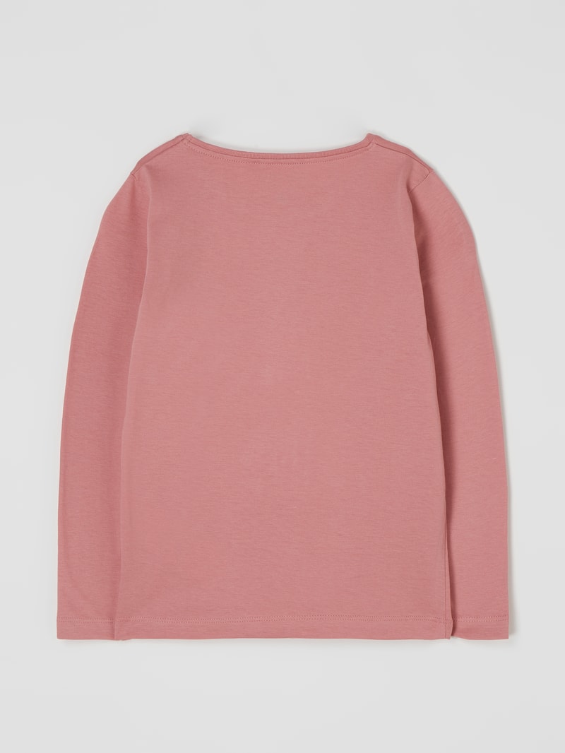 Longsleeve mit Wendepailletten in altrosa