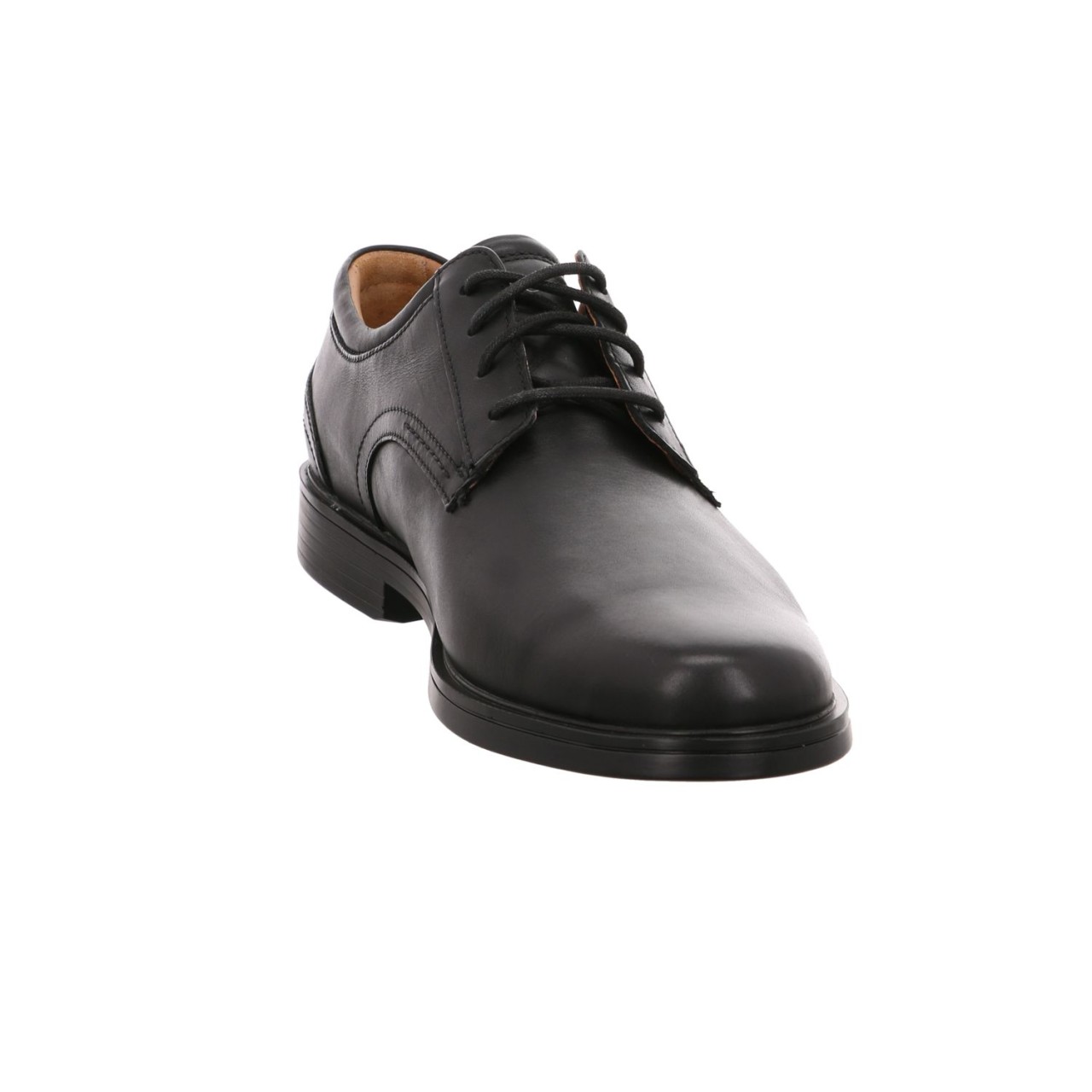 CLARKS Freizeit Schnürer schwarz Un Aldric Lace black Leather