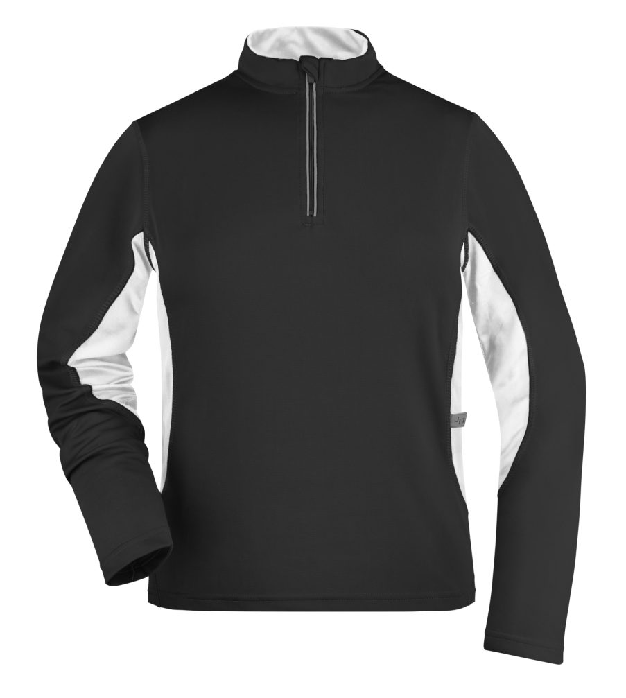 James & Nicholson Laufshirt Funktionelles Damen Langarm Laufshirt JN317 Atmungsaktiv, feuchtigkeitsregulierend und schnell trocknend