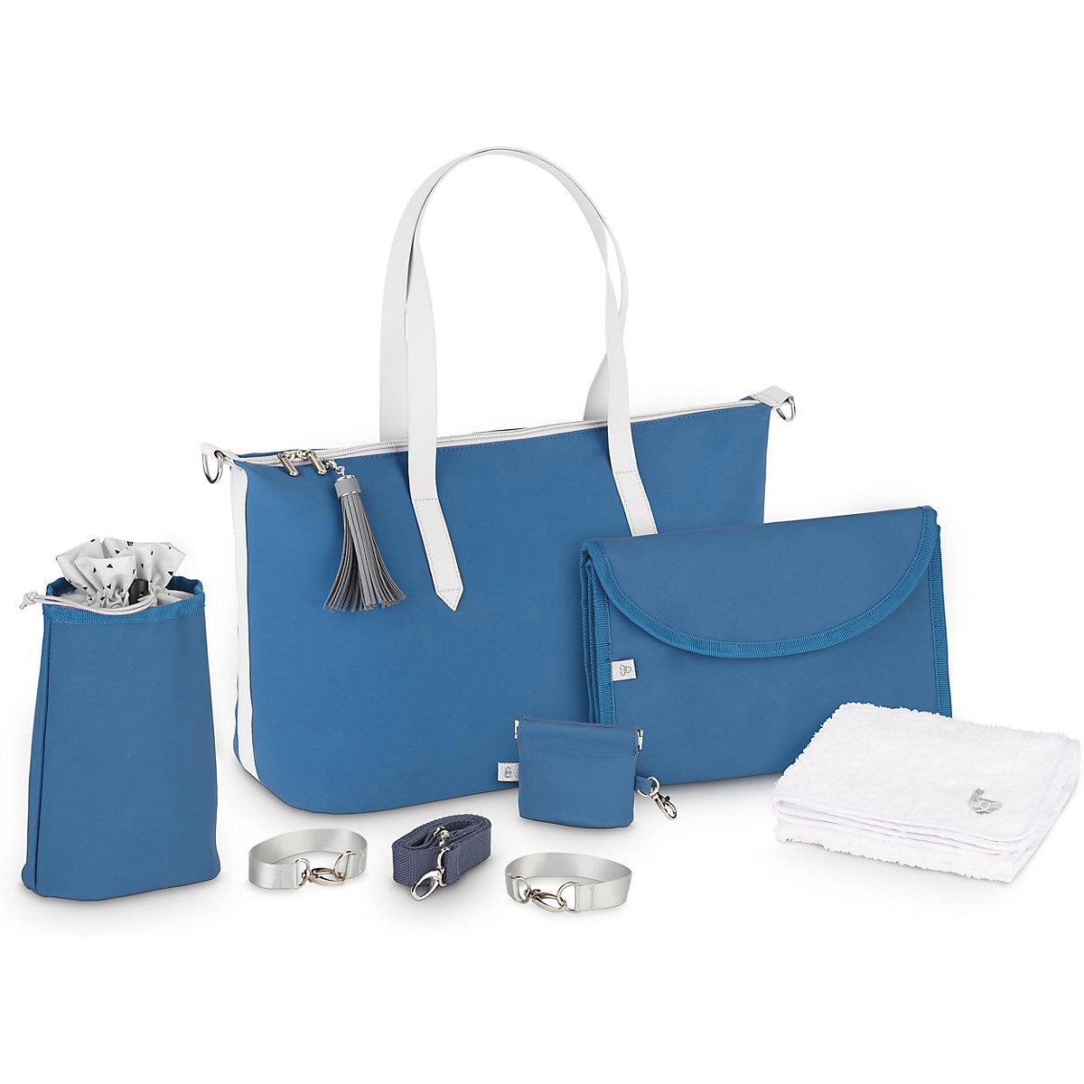 Wickeltasche Champs-Elysées Mineral Blue