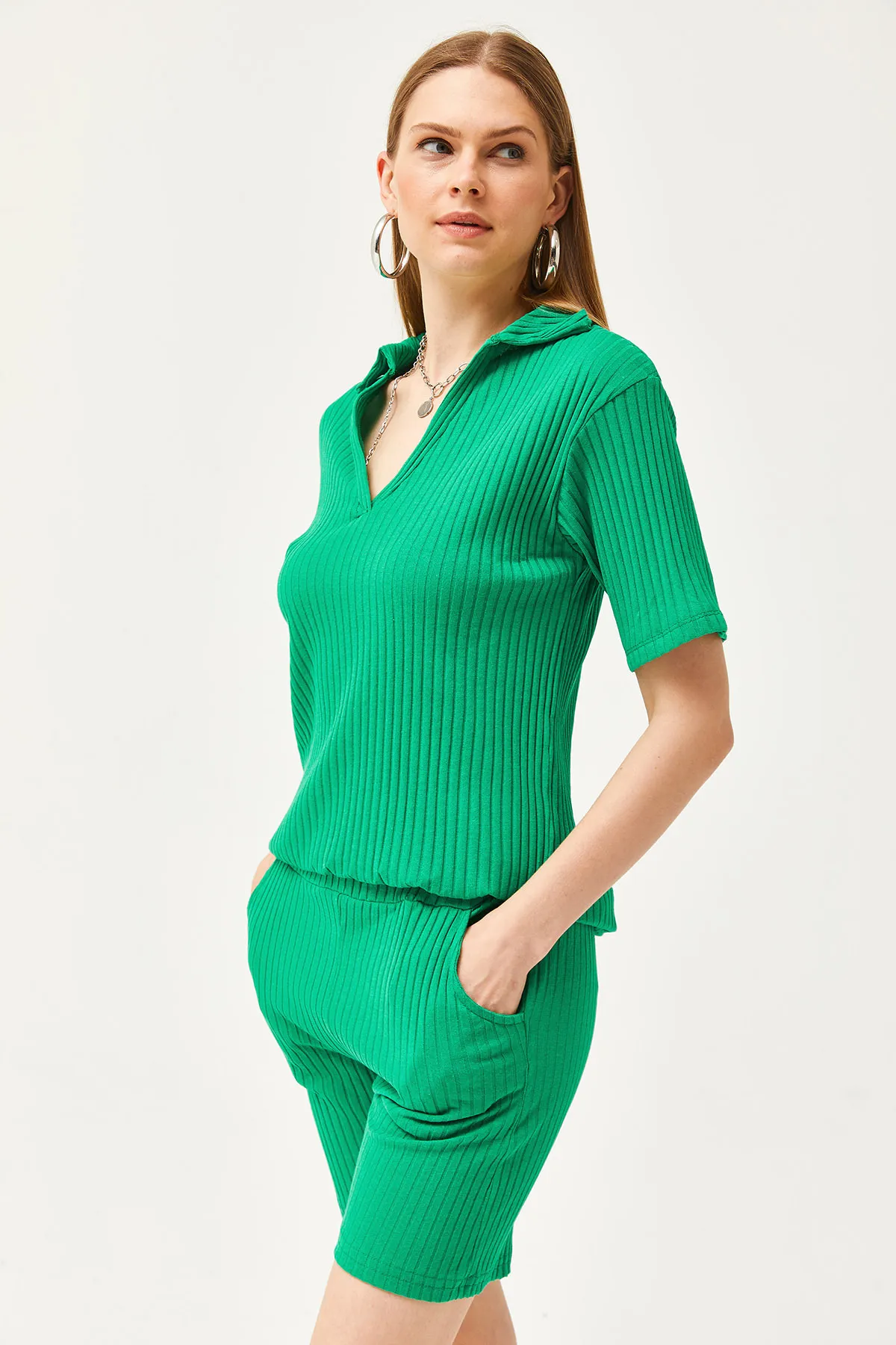 Olalook  Zweiteiler - Grün - Oversized