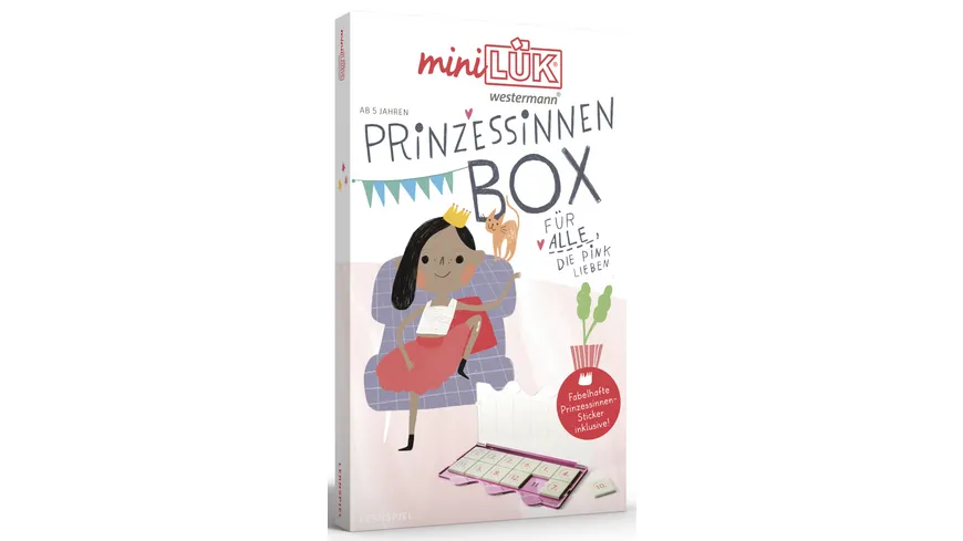 miniLÜK-Sets / miniLÜK-Set, Kasten + Übungsheft/e / Vorschule/1. Klasse - Mathematik, Deutsch: Prinz(essinn)en-Set