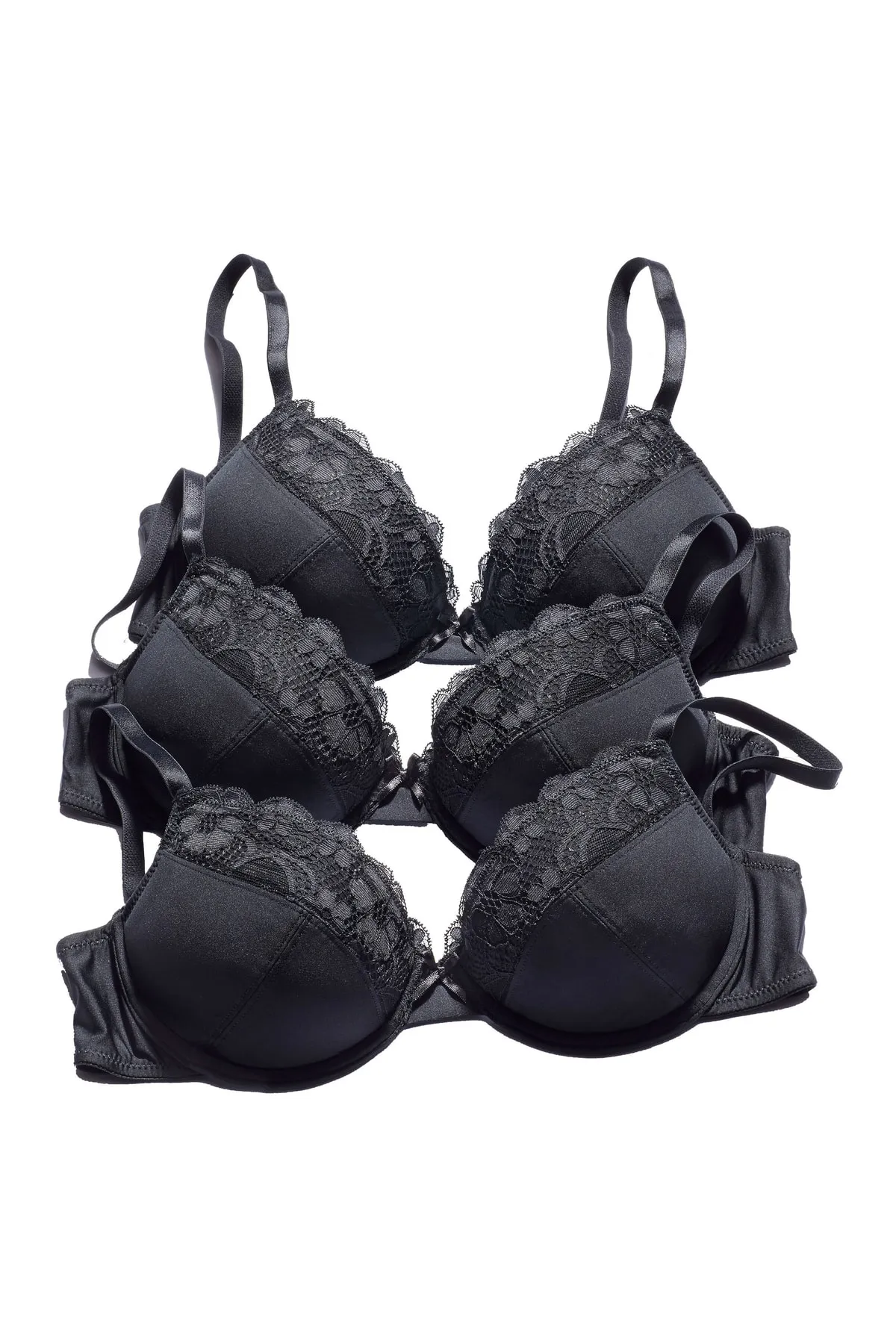 PETITE FLEUR  BH - Schwarz - Unifarben