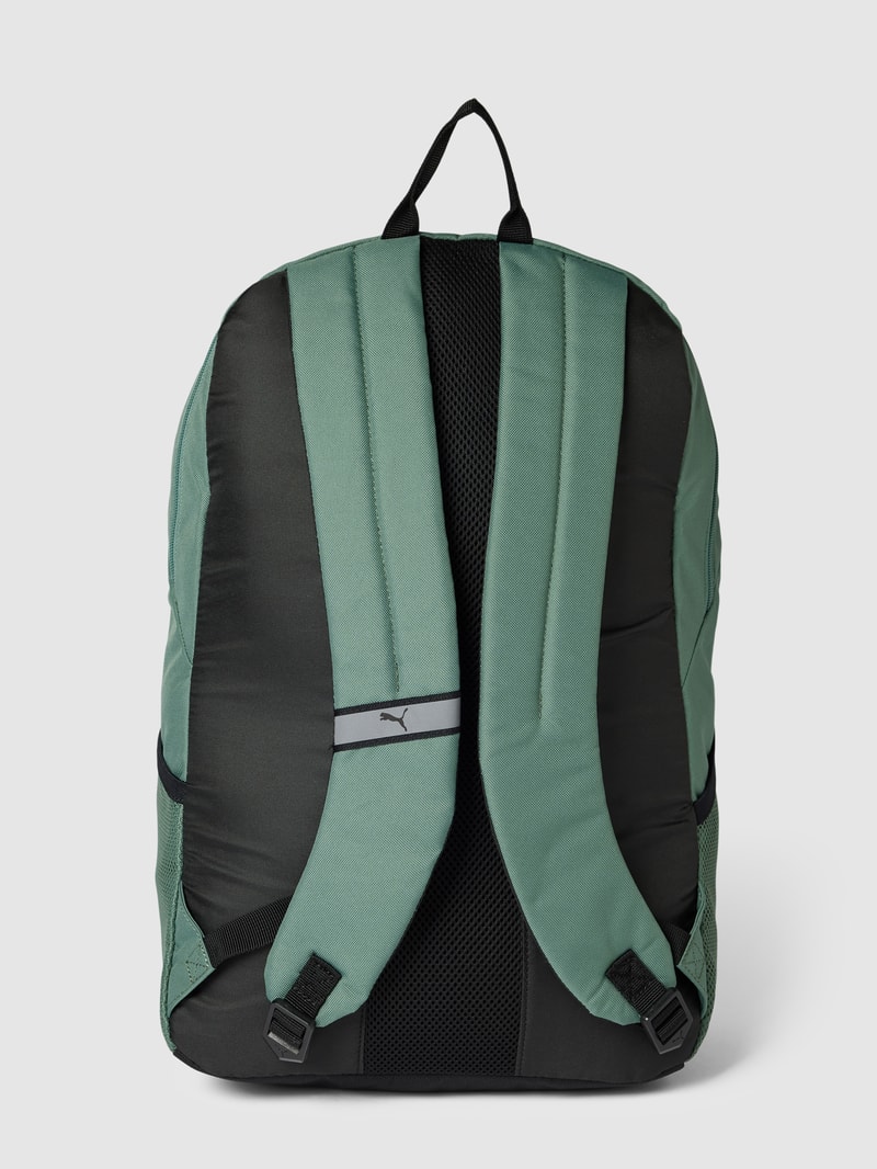Rucksack mit Label-Details Modell 'Deck' in schwarz