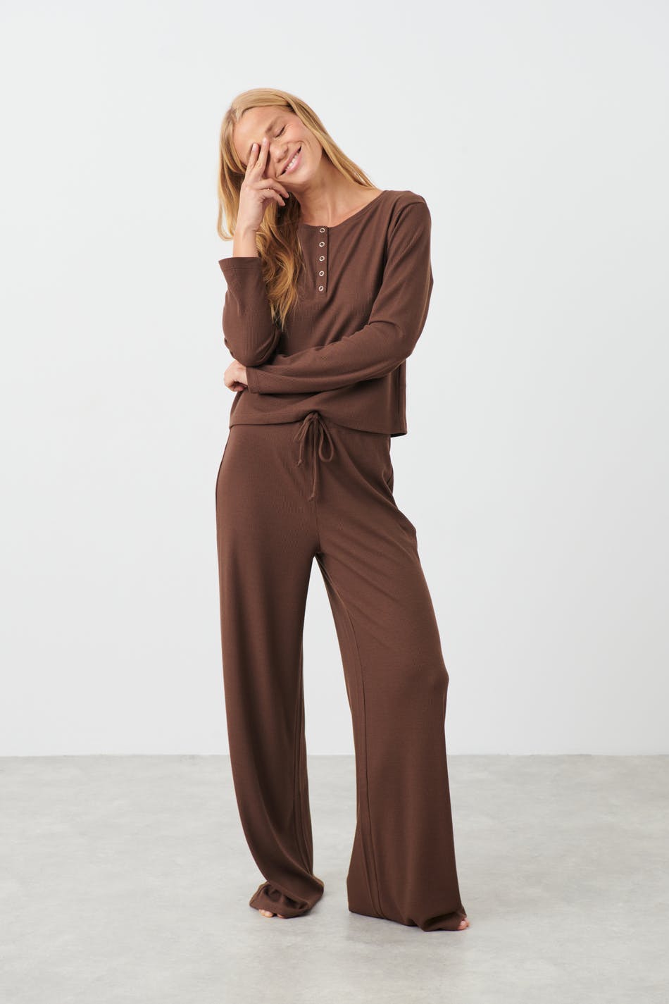 Waffle pyjamas trousers
