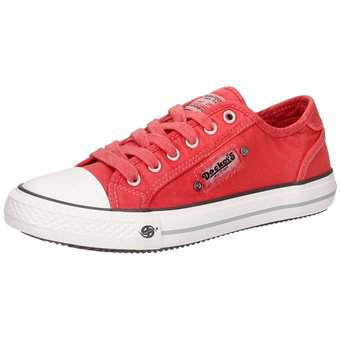 Dockers Leinen Sneaker in rot