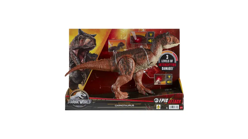 Jurassic World Epic Attack Battle Chompin´ Carnotaurus