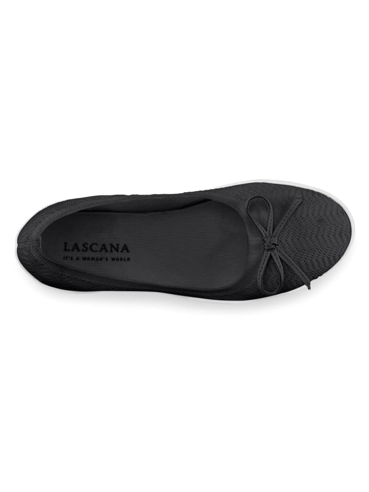 LASCANA Sneaker Ballerinas in schwarz günstig kaufen