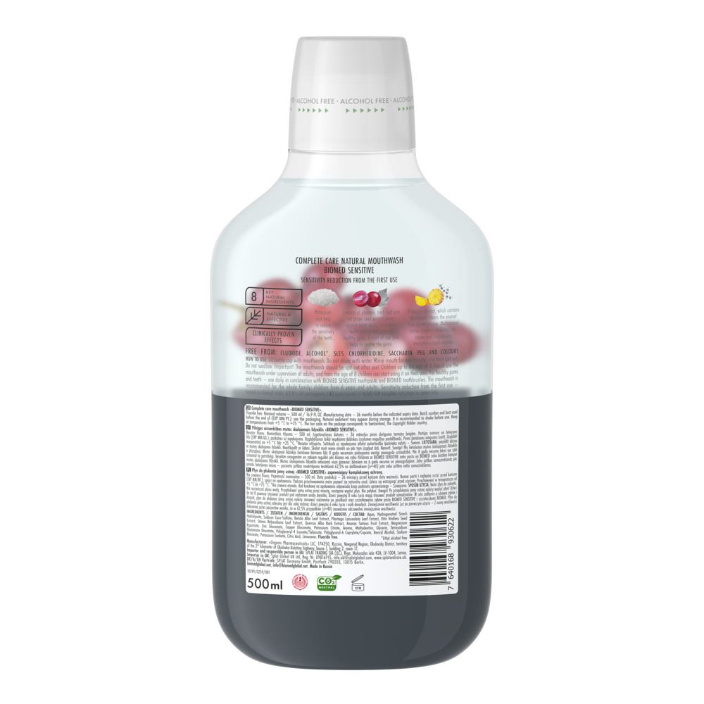 Biomed Mundspülung Sensitive 500 ml