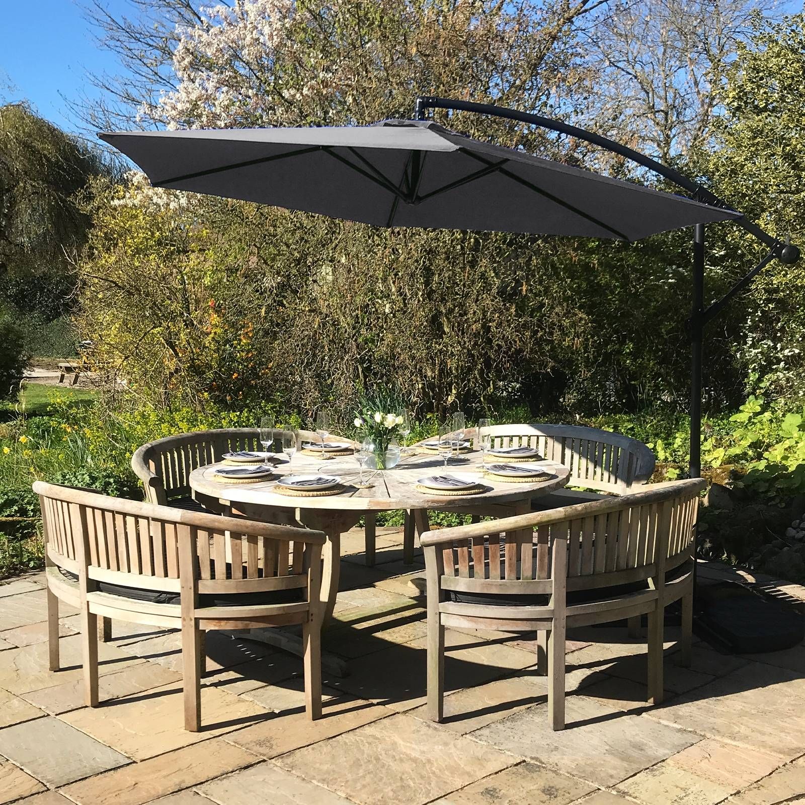 Monstershop 300 freitragender Sonnenschirm