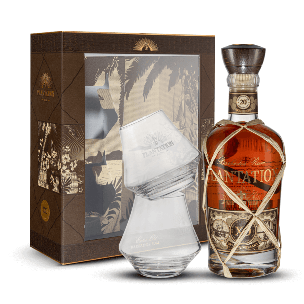 Coffret Plantation XO 20th Anniversary + 2 Verres