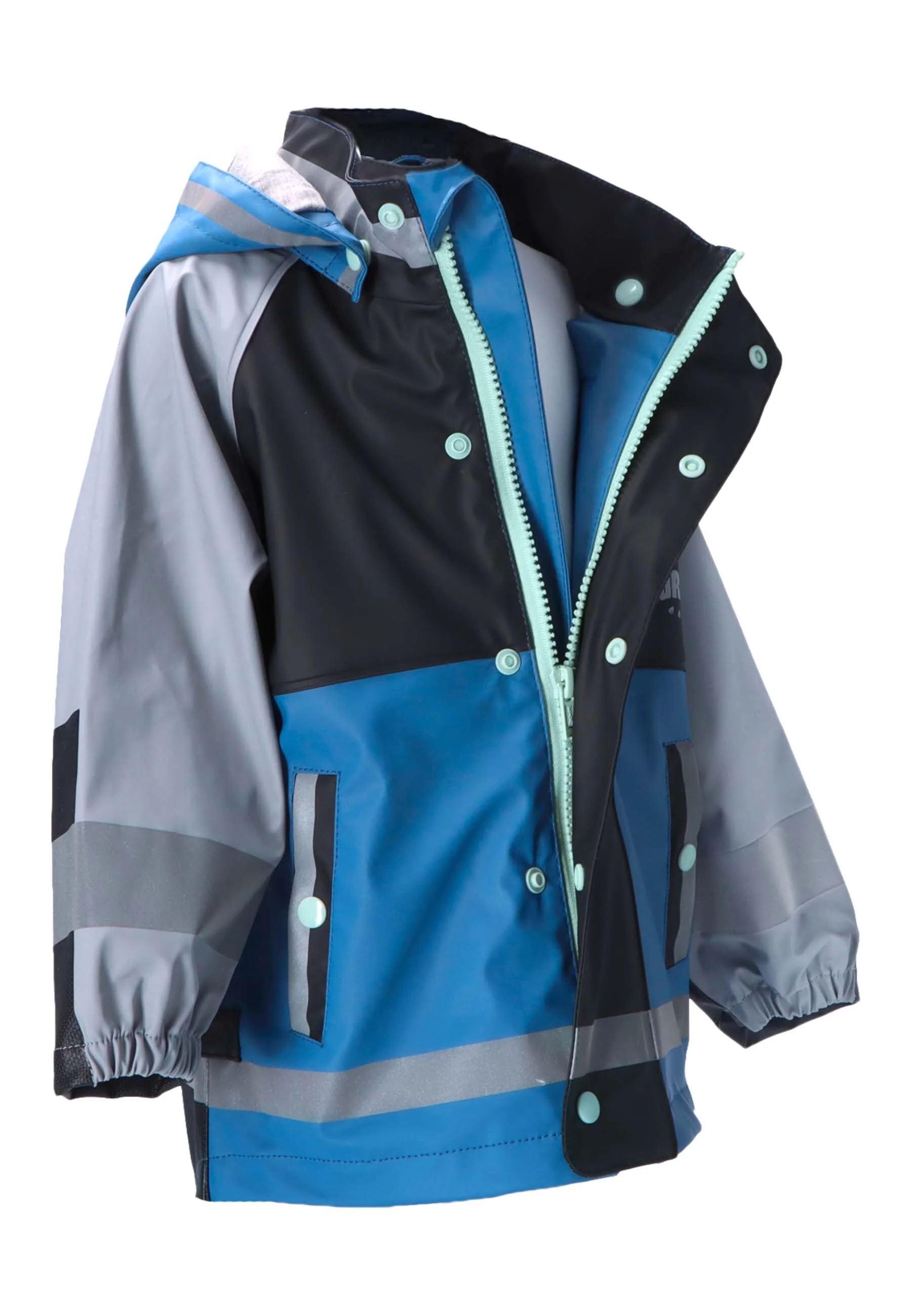 Funktions-Regenjacke mit Reflektoren, wasserdicht